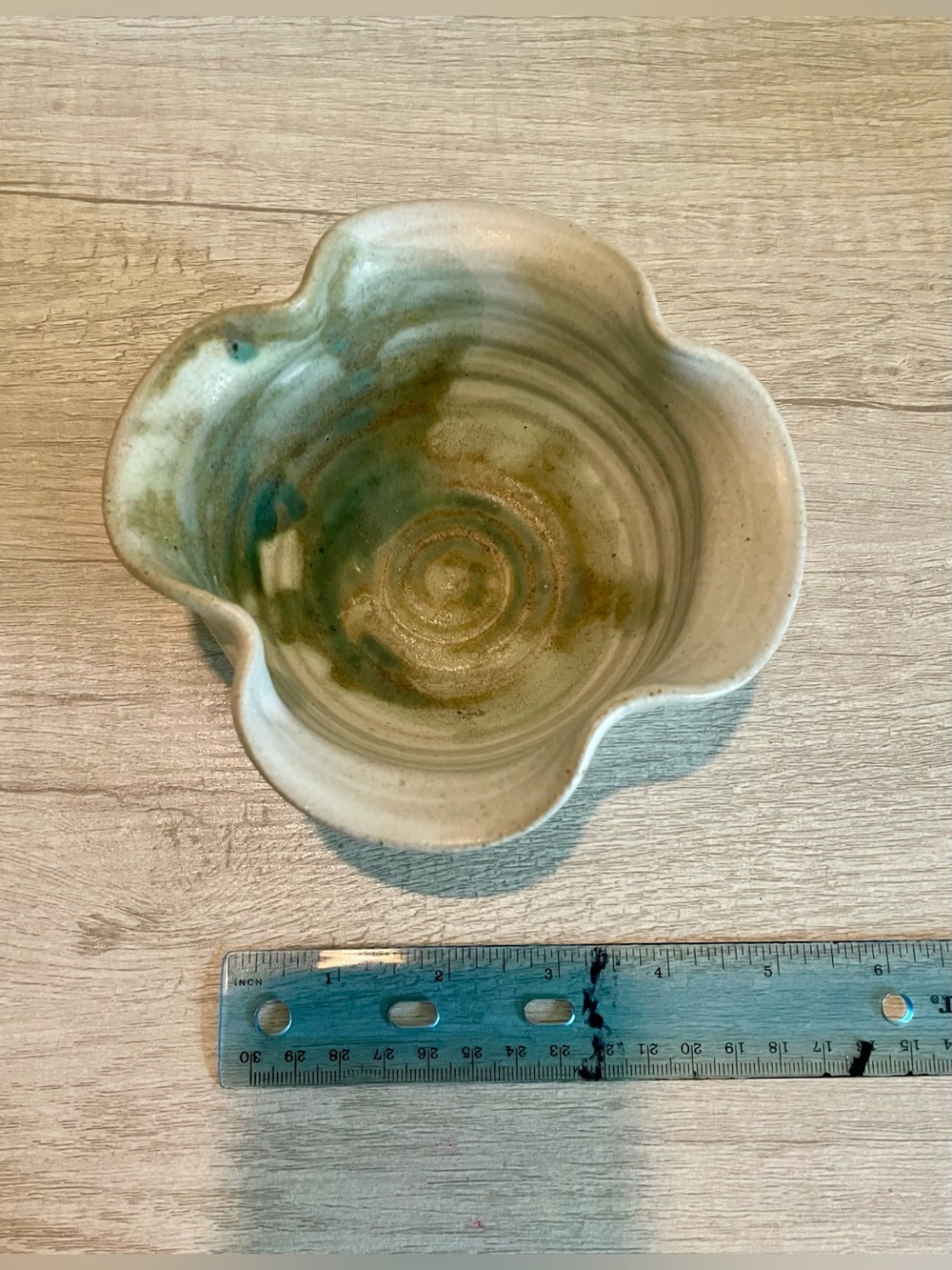 Handcrafted Glazed Pottery Bowl - Picture 9 of 9